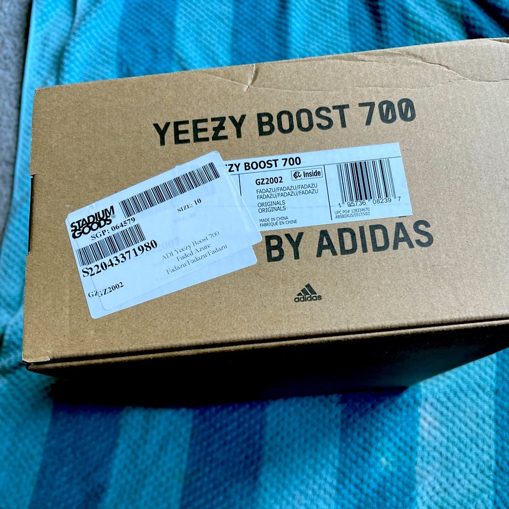 Brand New Yeezy Boost 700 size 10…never been worn reflectors on sides